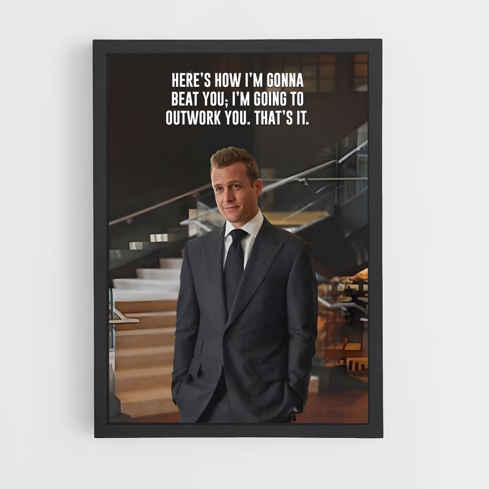 ap-harvey specter-4 cadre Noir
