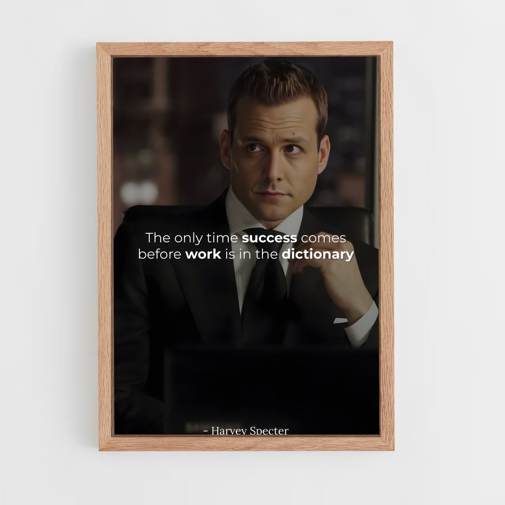 ap-harvey specter-5 cadre Bois clair
