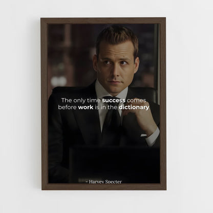ap-harvey specter-5 cadre Bois foncé