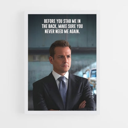 ap-harvey specter-6 cadre Blanc