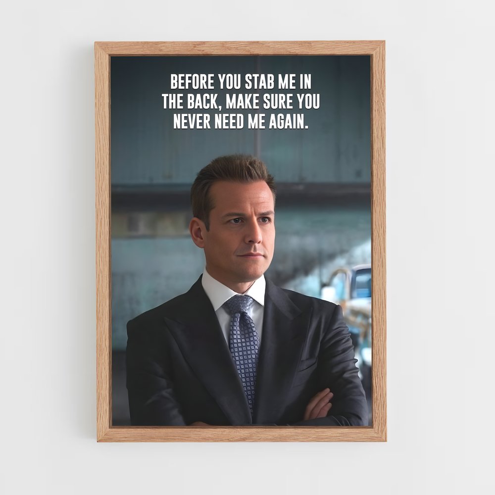 ap-harvey specter-6 cadre Bois clair