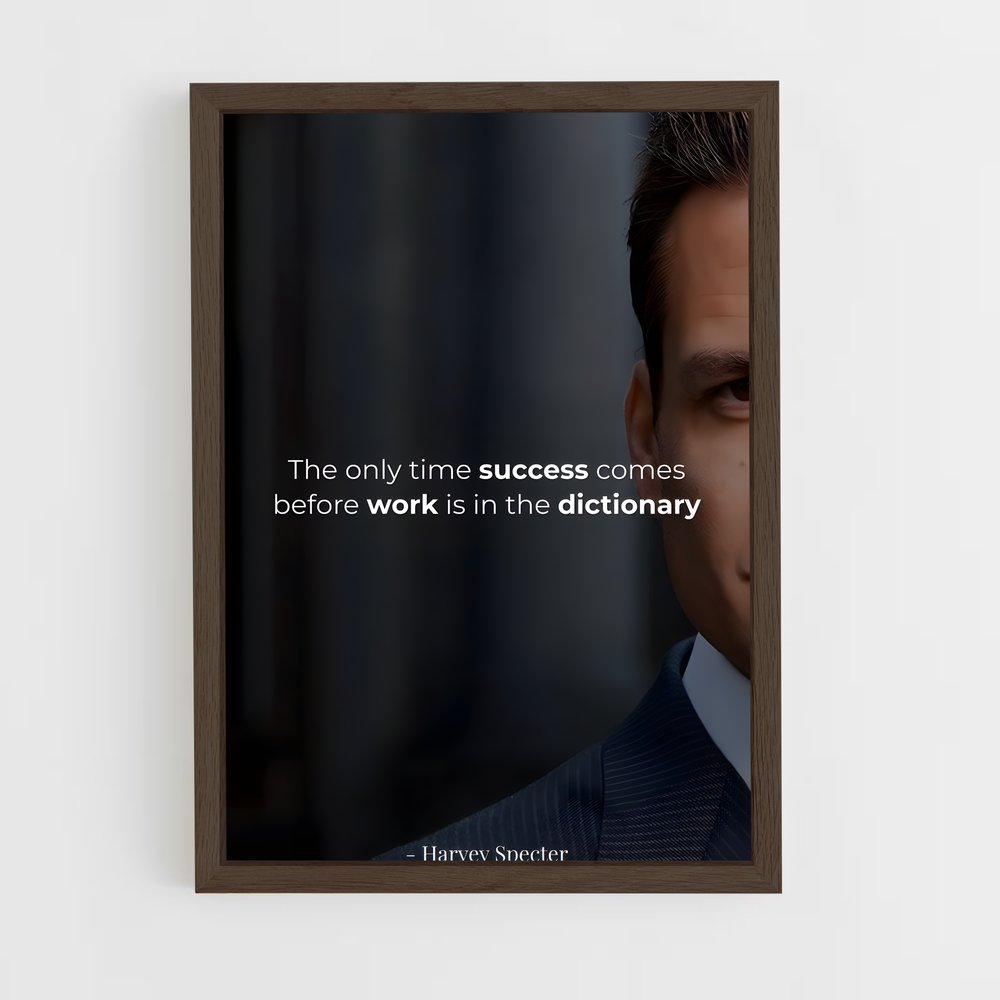 ap-harvey specter-7 cadre Bois foncé