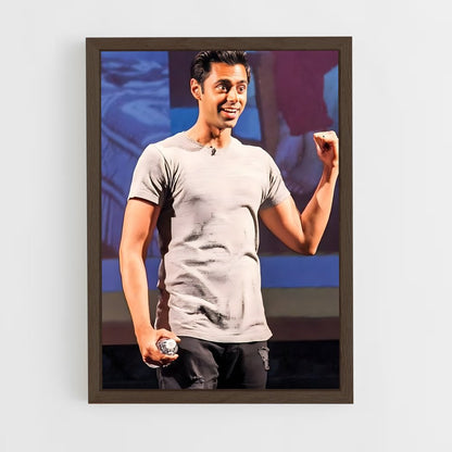 ap-hasan minhaj-3 cadre Bois foncé