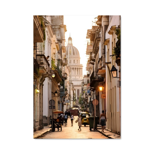 Poster Promenade à La Havane