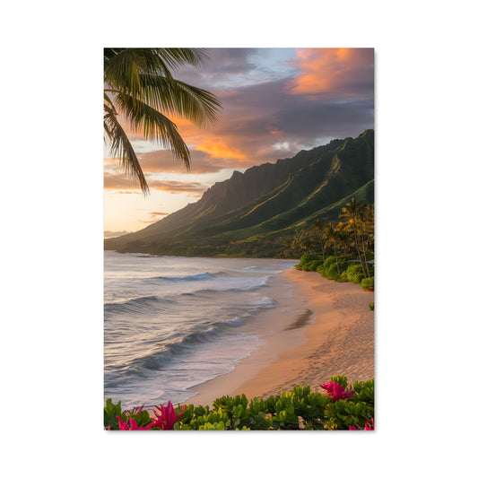 Poster Hawaii beach 94424