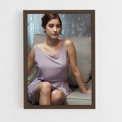 ap-hazal kaya-2 cadre Bois foncé