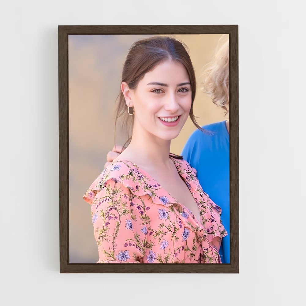 ap-hazal kaya-5 cadre Bois foncé