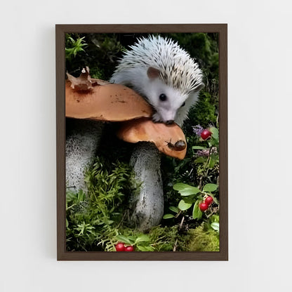 ap-hedgehog mushroom-2 cadre Bois foncé