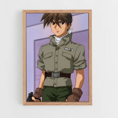 ap-heero yuy-1 cadre Bois clair