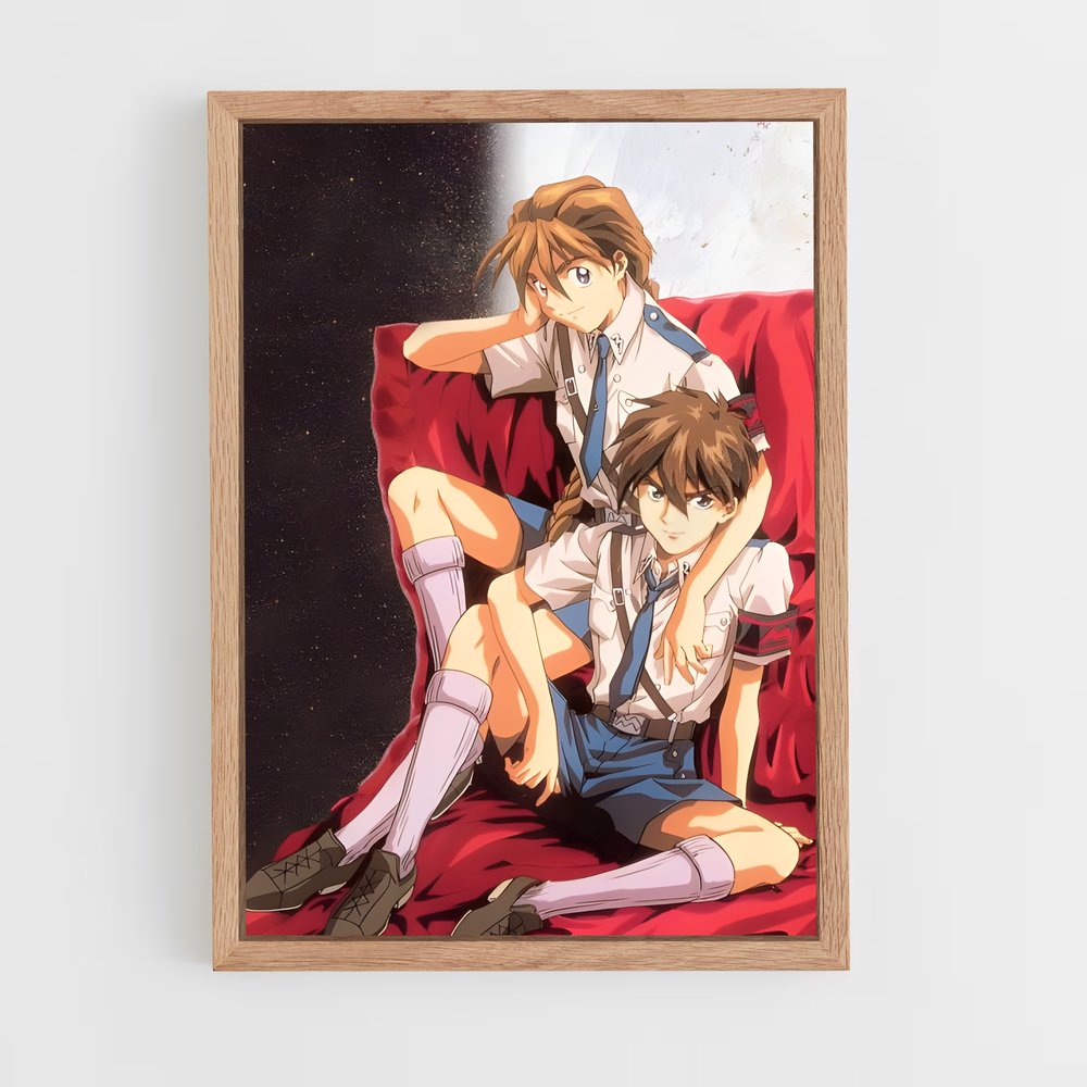 ap-heero yuy-3 cadre Bois clair
