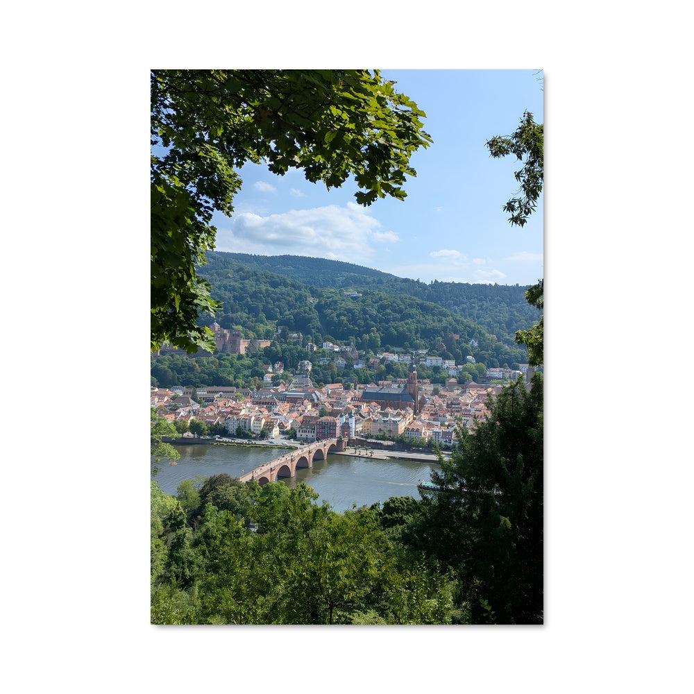 Poster Vue d'Heidelberg