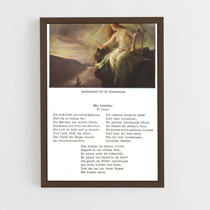 ap-heinrich heine-4 cadre Bois foncé