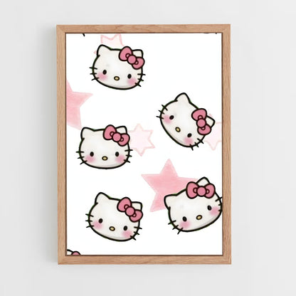 ap-hello kitty-1 cadre Bois clair