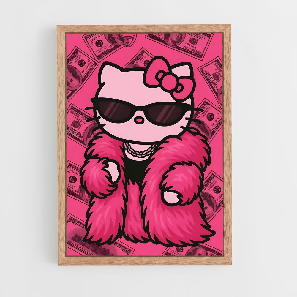 ap-hello kitty-2 cadre Bois clair
