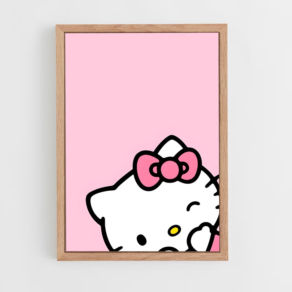 ap-hello kitty-3 cadre Bois clair
