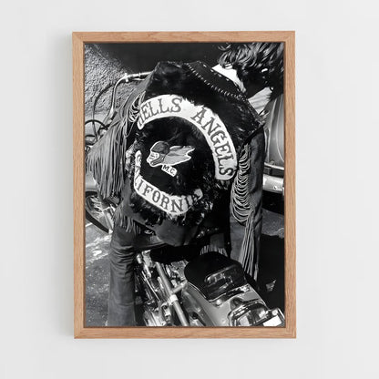 ap-hells angels-5 cadre Bois clair