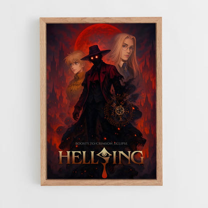 ap-hellsing-2 cadre Bois clair