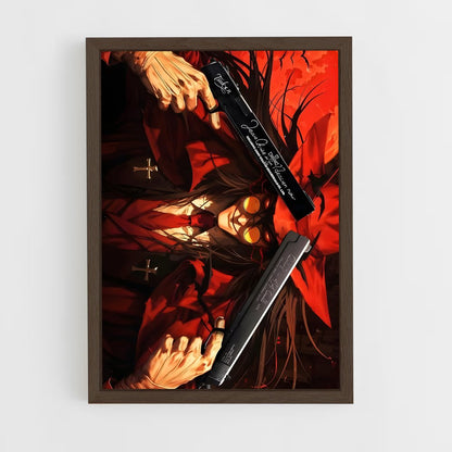 ap-hellsing-5 cadre Bois foncé