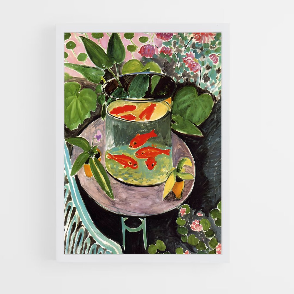 ap-henri matisse-1 cadre Blanc