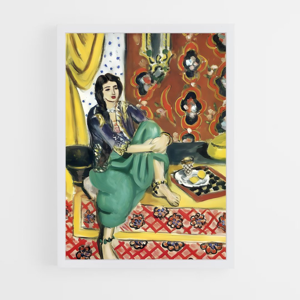 ap-henri matisse-2 cadre Blanc