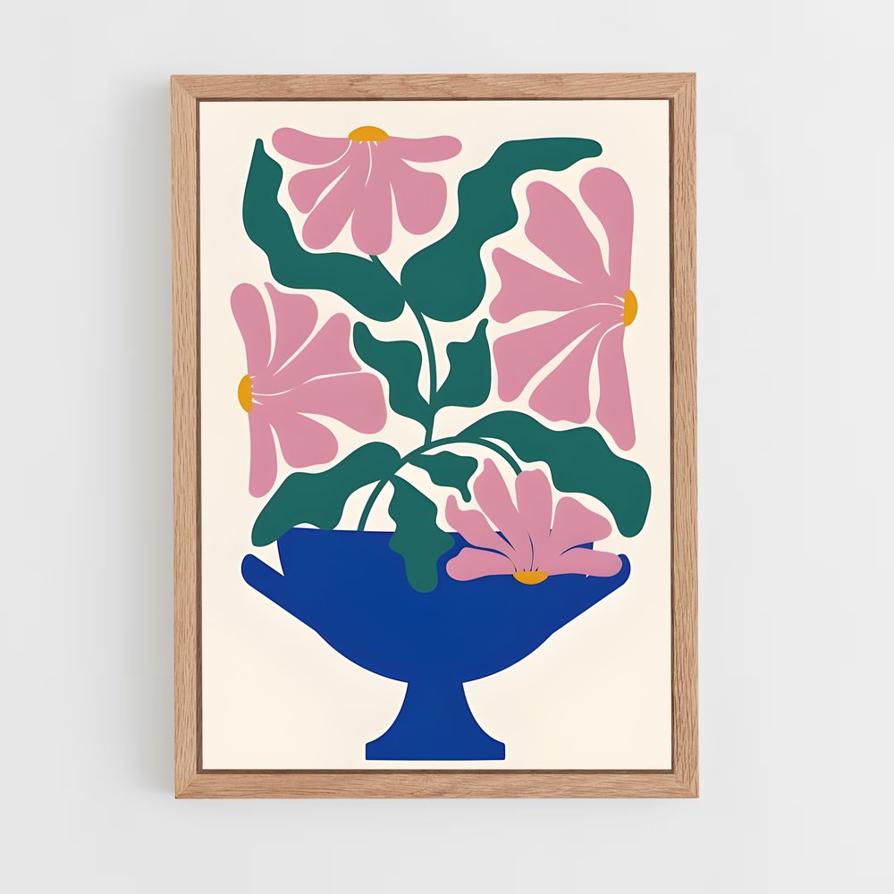 ap-henri matisse-4 cadre Bois clair