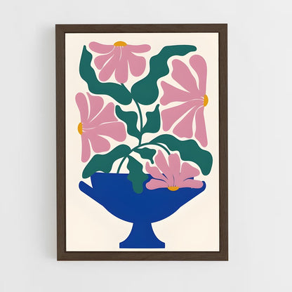 ap-henri matisse-4 cadre Bois foncé