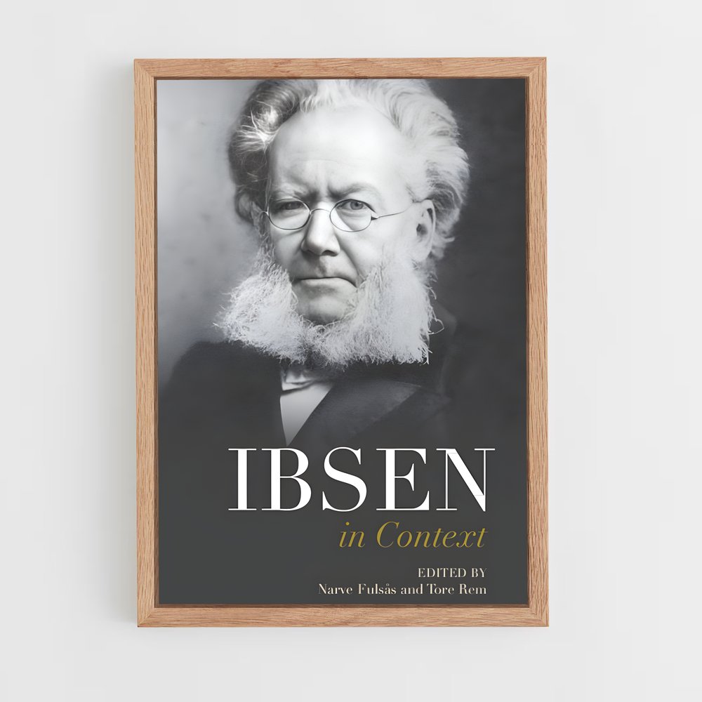 ap-henrik ibsen-4 cadre Bois clair