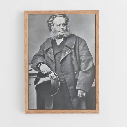 ap-henrik ibsen-6 cadre Bois clair