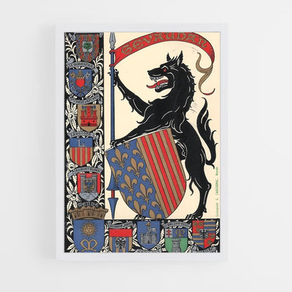 ap-heraldic patterns-1 cadre Blanc