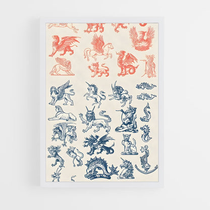 ap-heraldic patterns-2 cadre Blanc