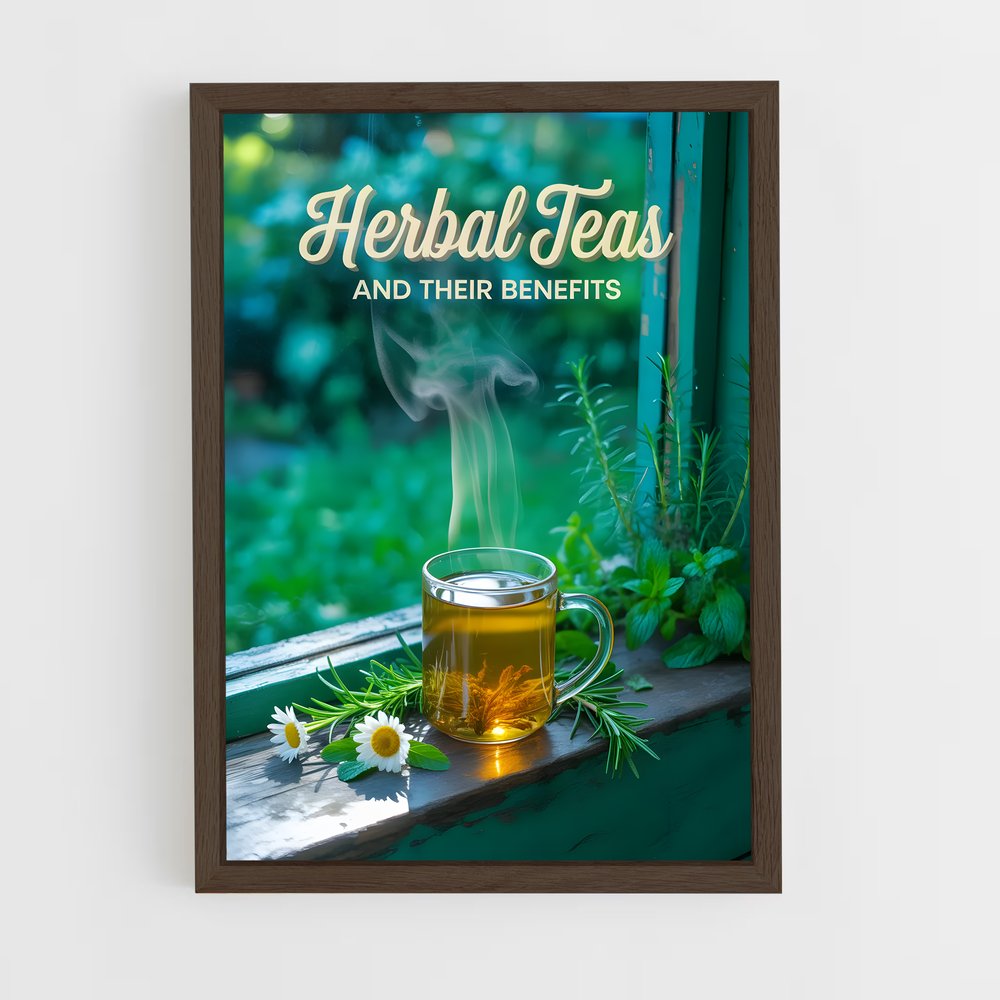 ap-herbal tea-5 cadre Bois foncé