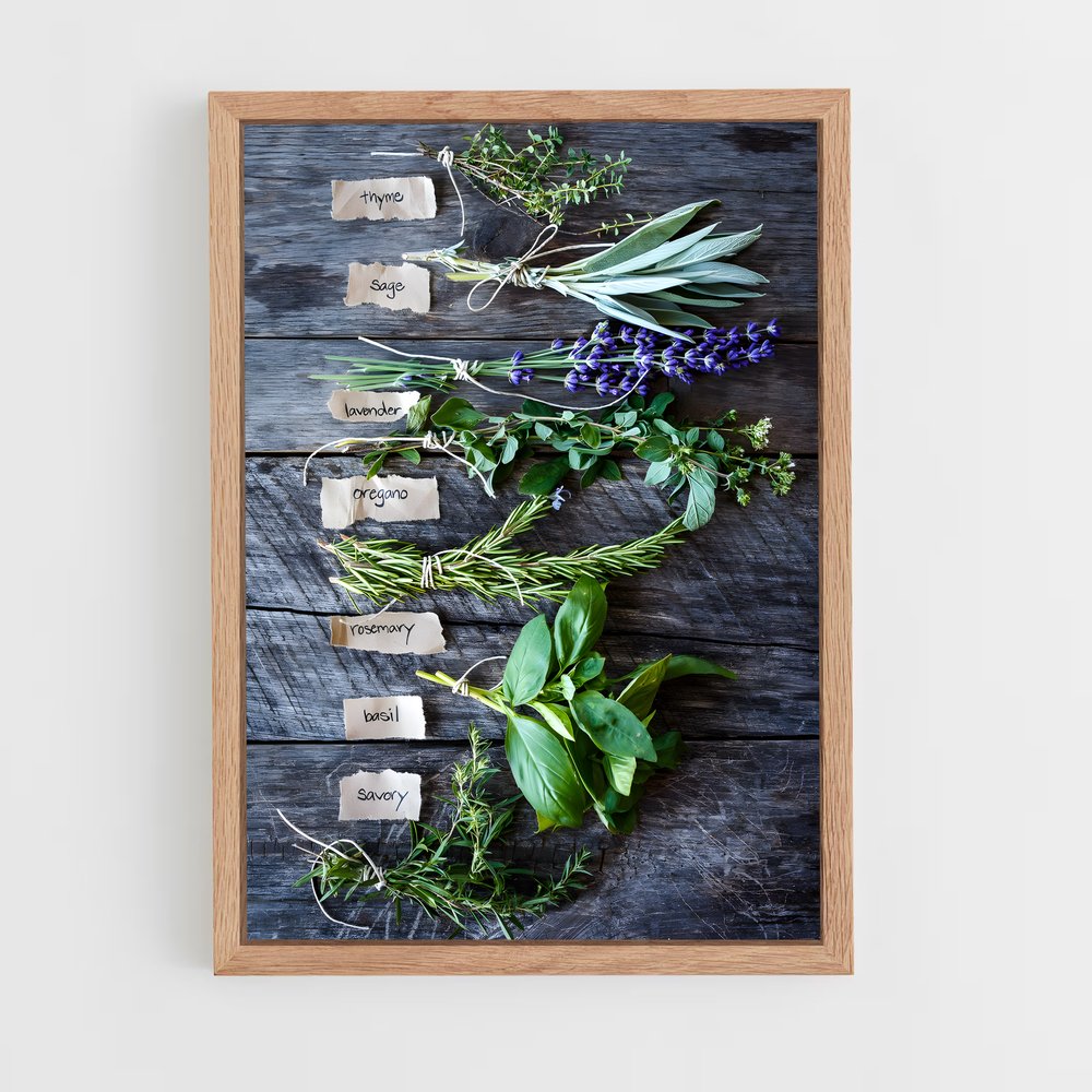 ap-herbs de provence-3 cadre Bois clair