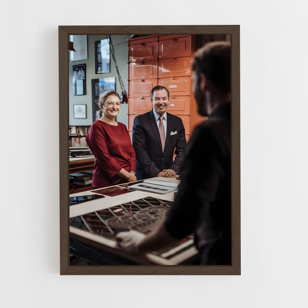 ap-hereditary grand duke guillaume-3 cadre Bois foncé