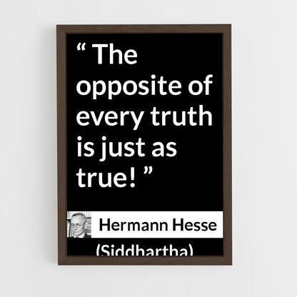 ap-hermann hesse-5 cadre Bois foncé