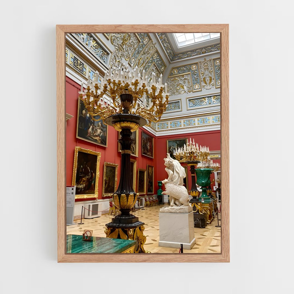 ap-hermitage museum-3 cadre Bois clair