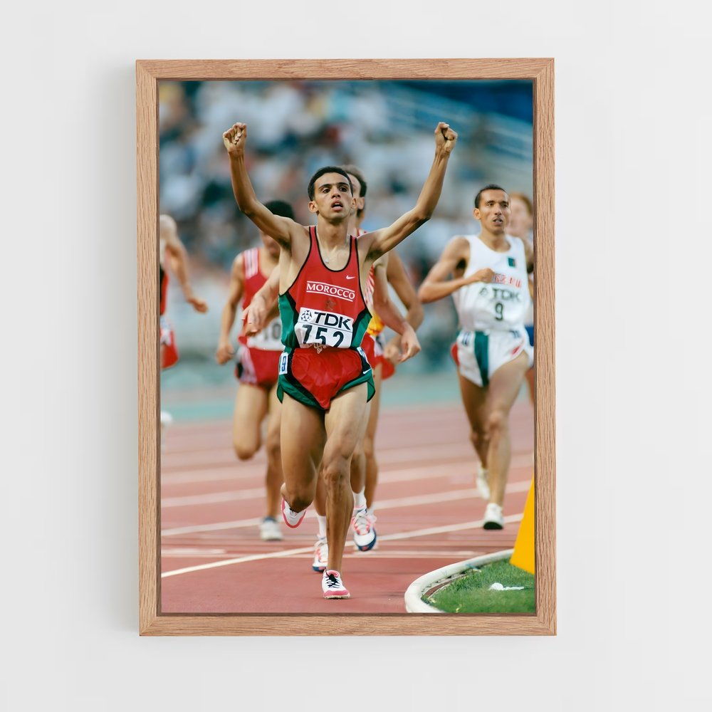 ap-hicham el guerrouj-1 cadre Bois clair