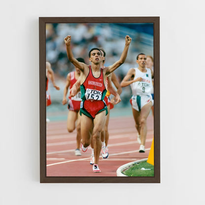 ap-hicham el guerrouj-1 cadre Bois foncé