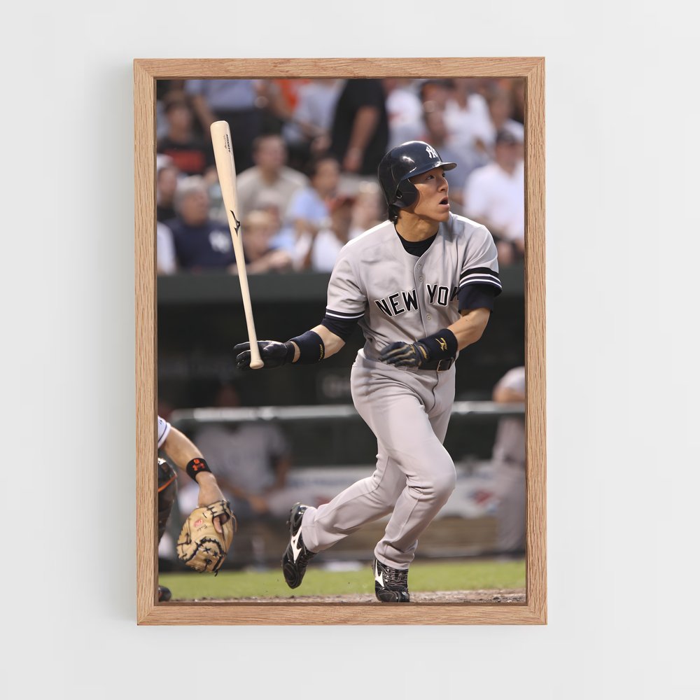 ap-hideki matsui-1 cadre Bois clair