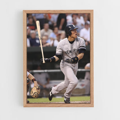 ap-hideki matsui-1 cadre Bois clair