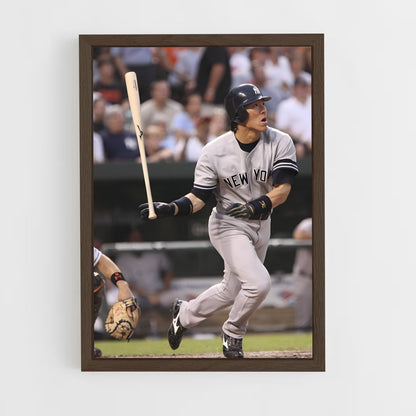 ap-hideki matsui-1 cadre Bois foncé