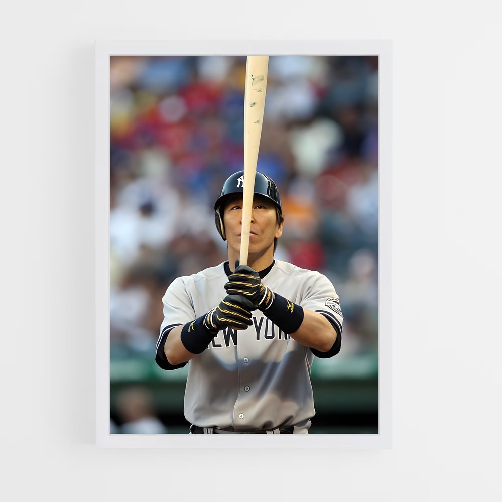 ap-hideki matsui-2 cadre Blanc