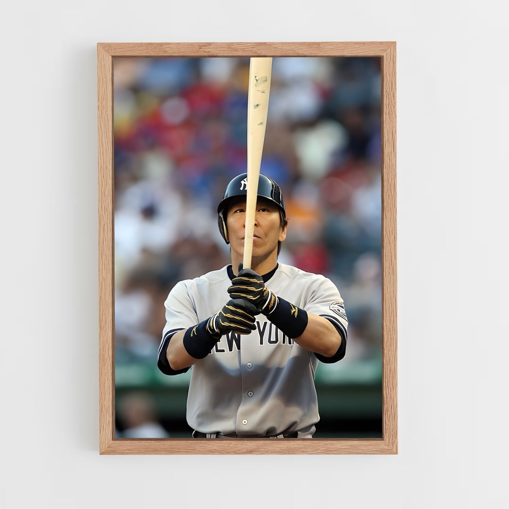 ap-hideki matsui-2 cadre Bois clair