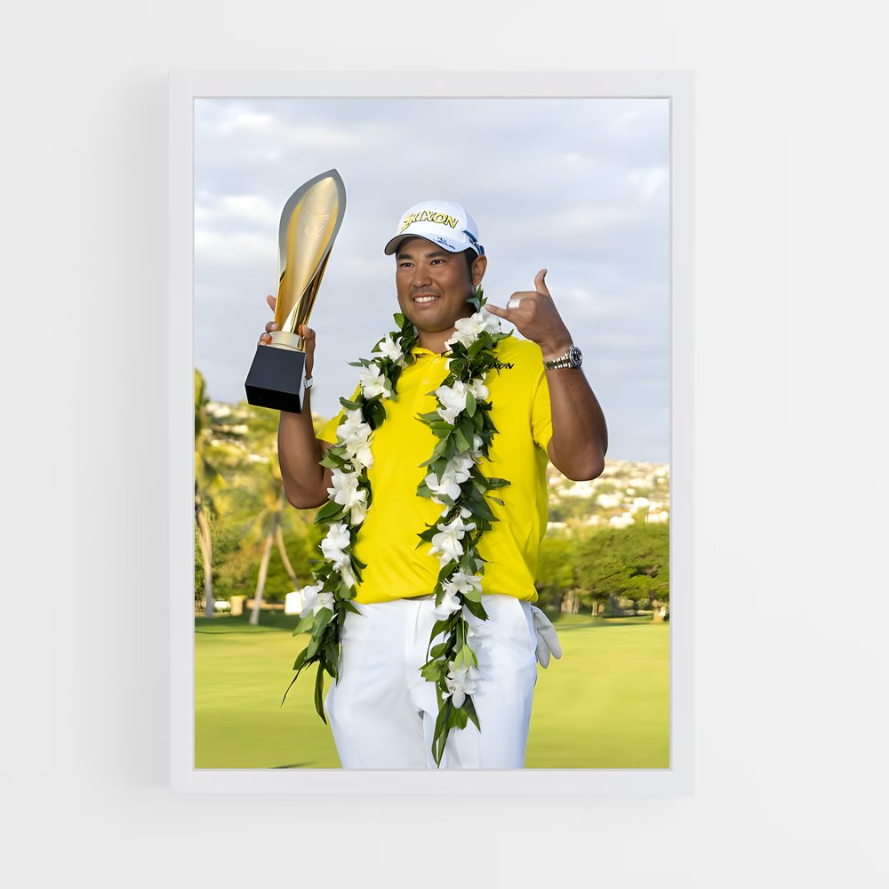 ap-hideki matsuyama-1 cadre Blanc