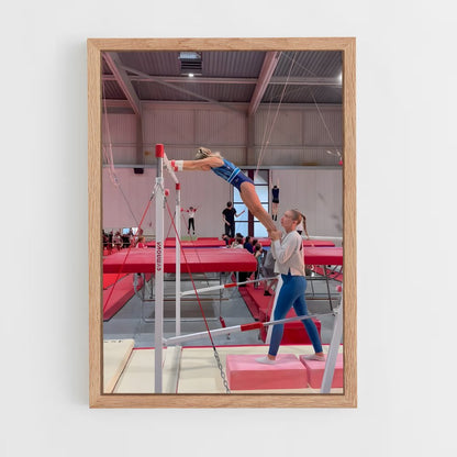 ap-high bar gymnastics-2 cadre Bois clair