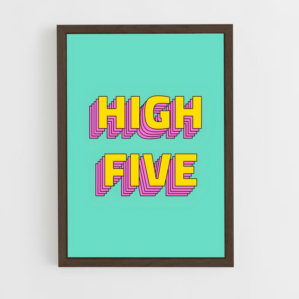 ap-high five-2 cadre Bois foncé