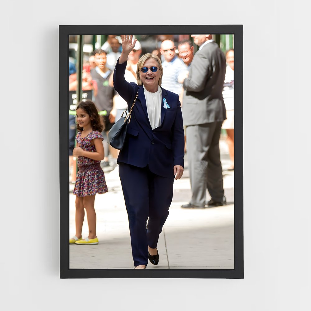 ap-hillary clinton-6 cadre Noir