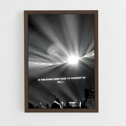 ap-hillsong worship-3 cadre Bois foncé