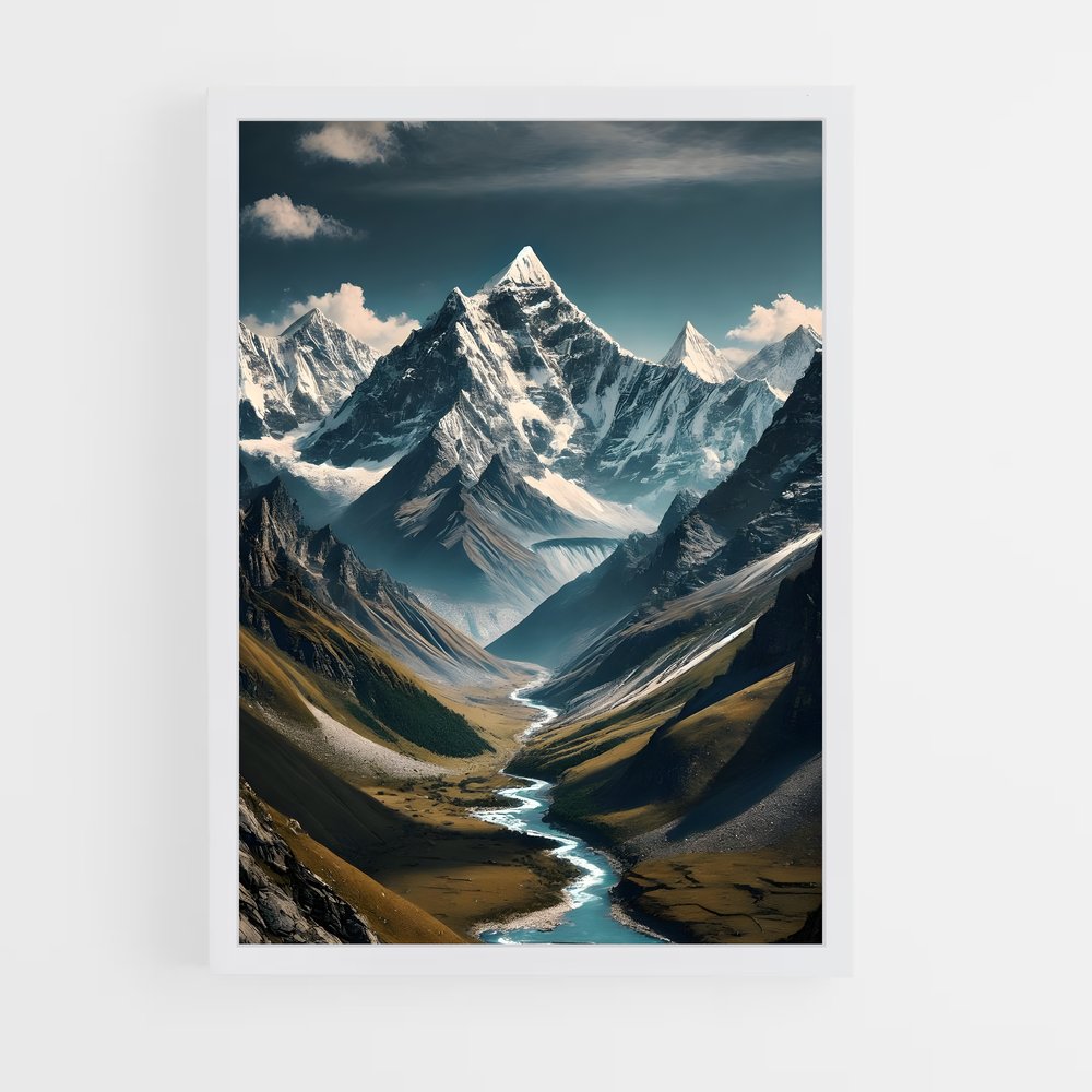 ap-himalaya mountains-2 cadre Blanc