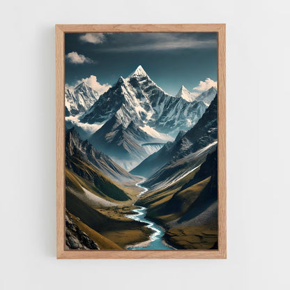 ap-himalaya mountains-2 cadre Bois clair