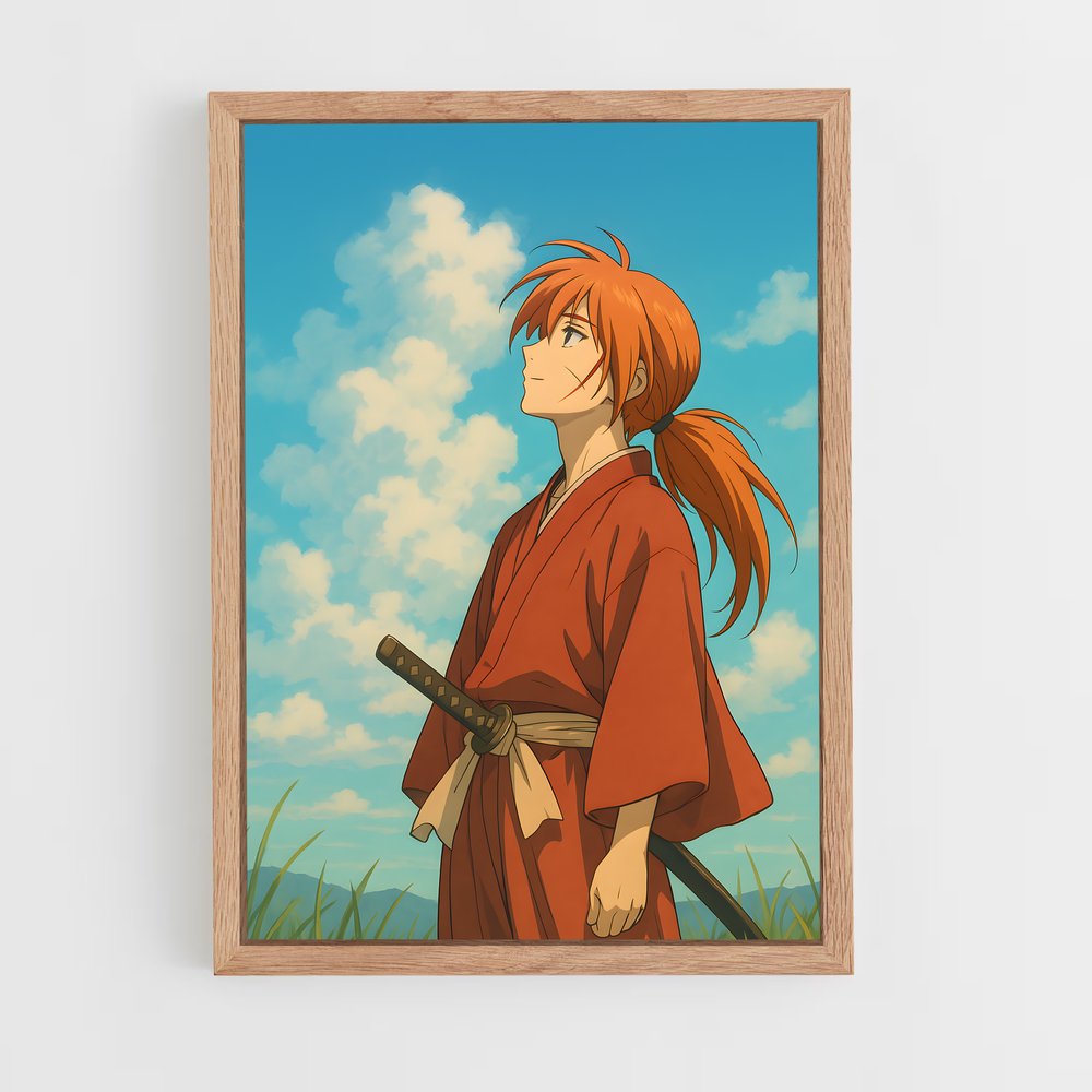 ap-himura kenshin-2 cadre Bois clair